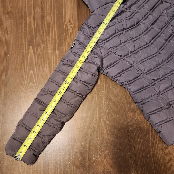 US POLO ASSN New York Womens Jacket Size S With Furry Removeable Hood Grey - Picture 13 of 16